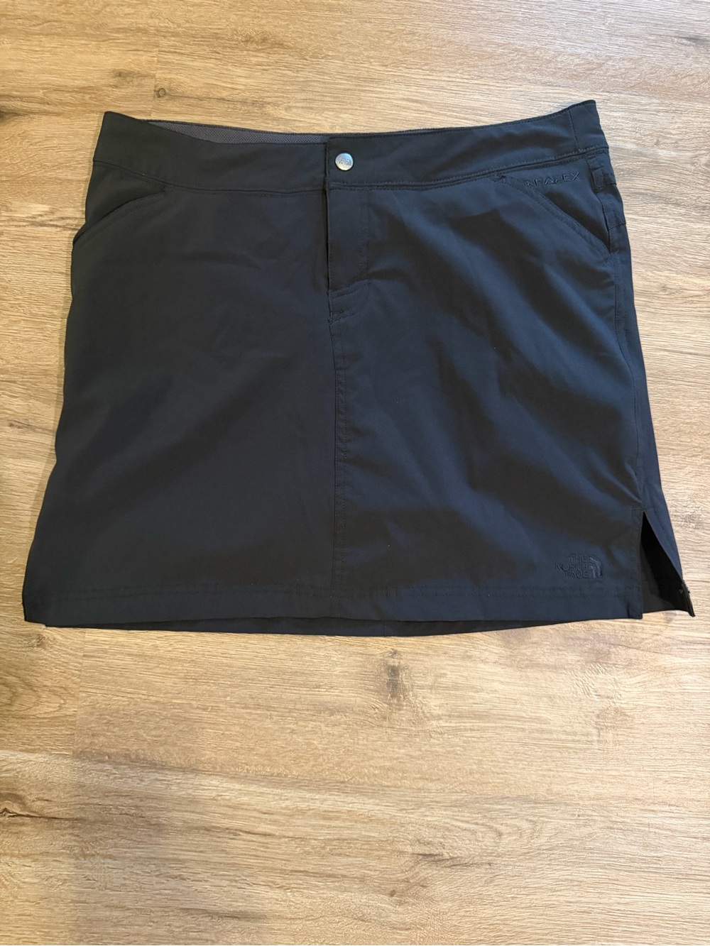 The North Face Black Athletic Skirt with Logo Tab